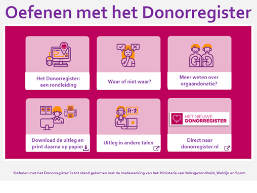 Oefenen met invullen keuze